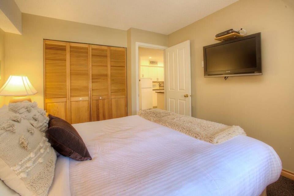 With a TV in the bedroom plus living room you will never have to fight over the remote here!