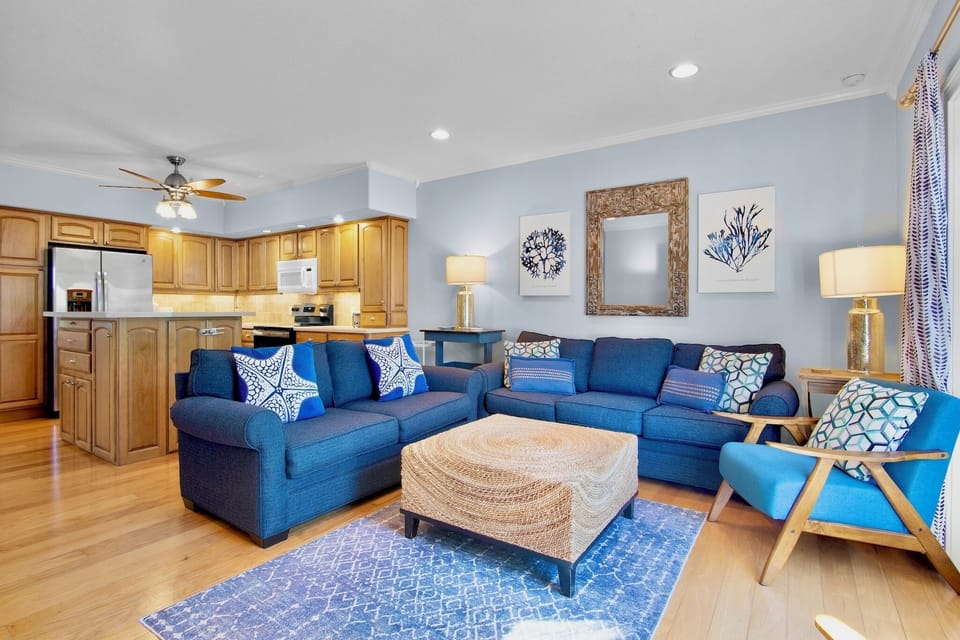 Comfortable lounge area for relaxing