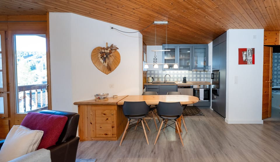 Kitchen with dining area