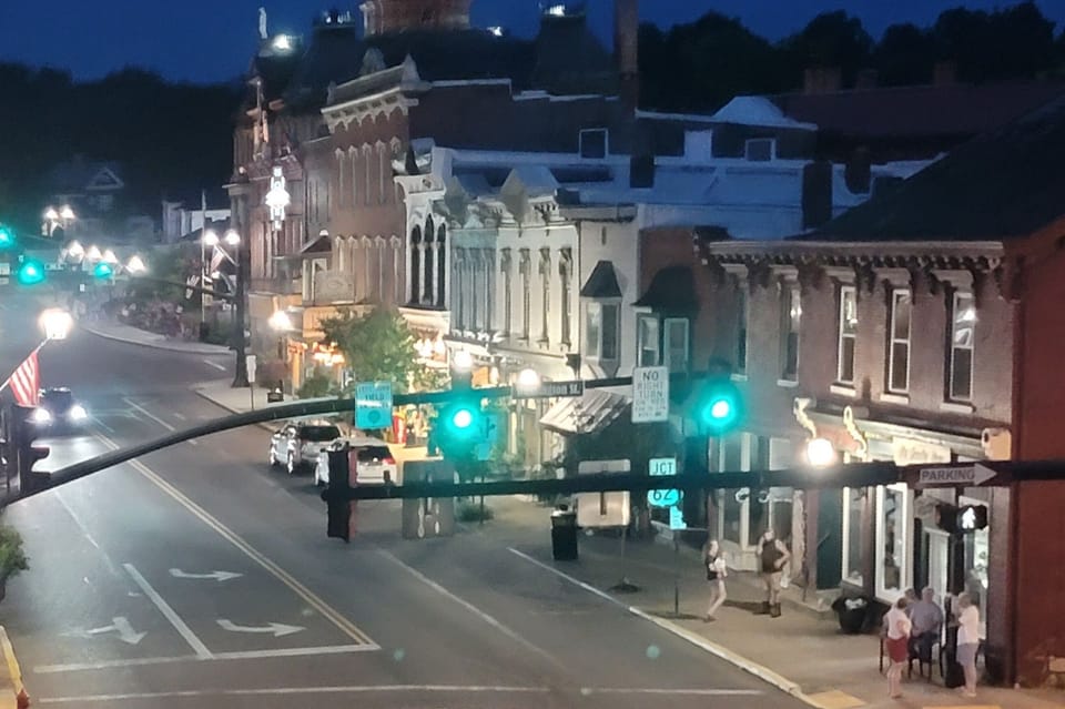 View of Jackson St. from Suite on Jackson front windows