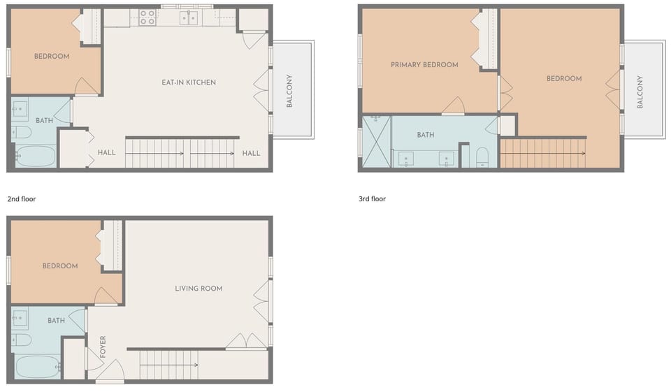 3 Story Floor Plan for 115.