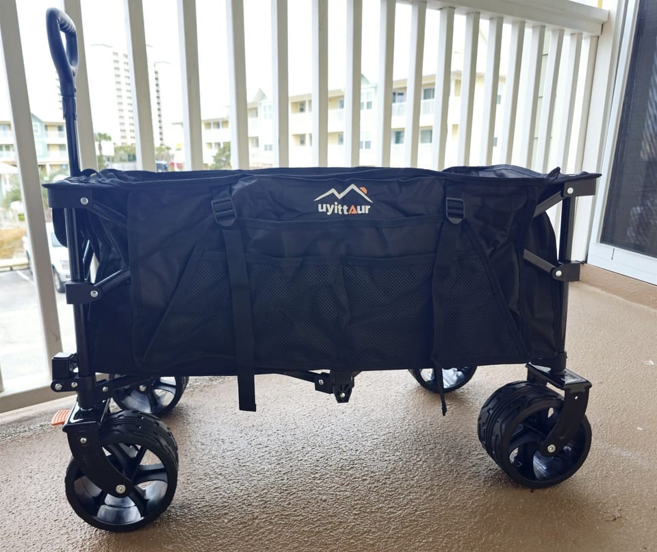 New beach wagon to tote your things to the beach