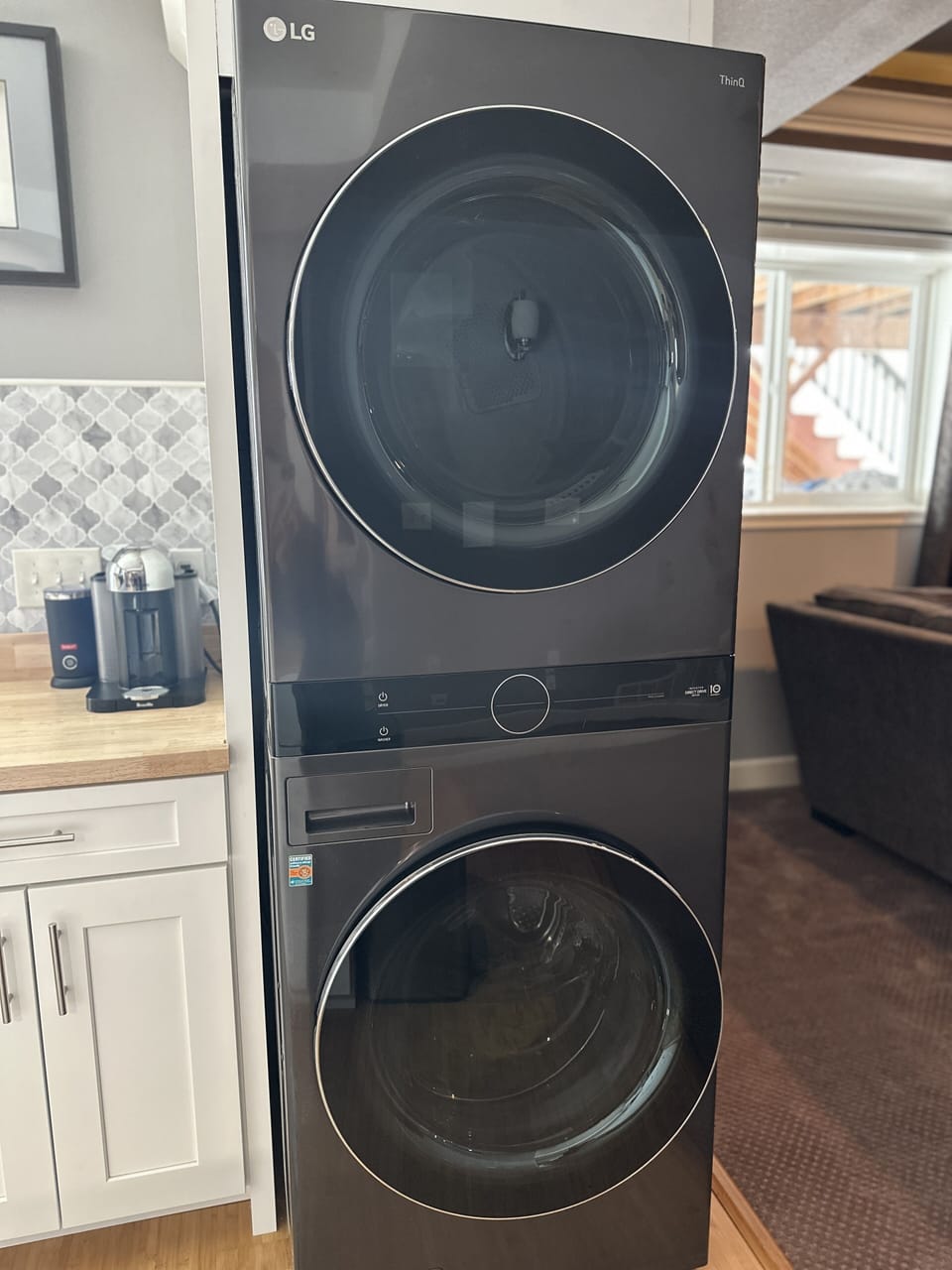 Washer and dryer in your space

