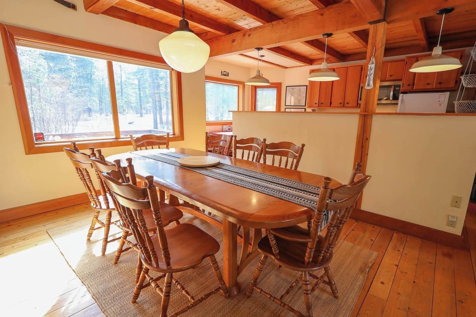 Dining and kitchen