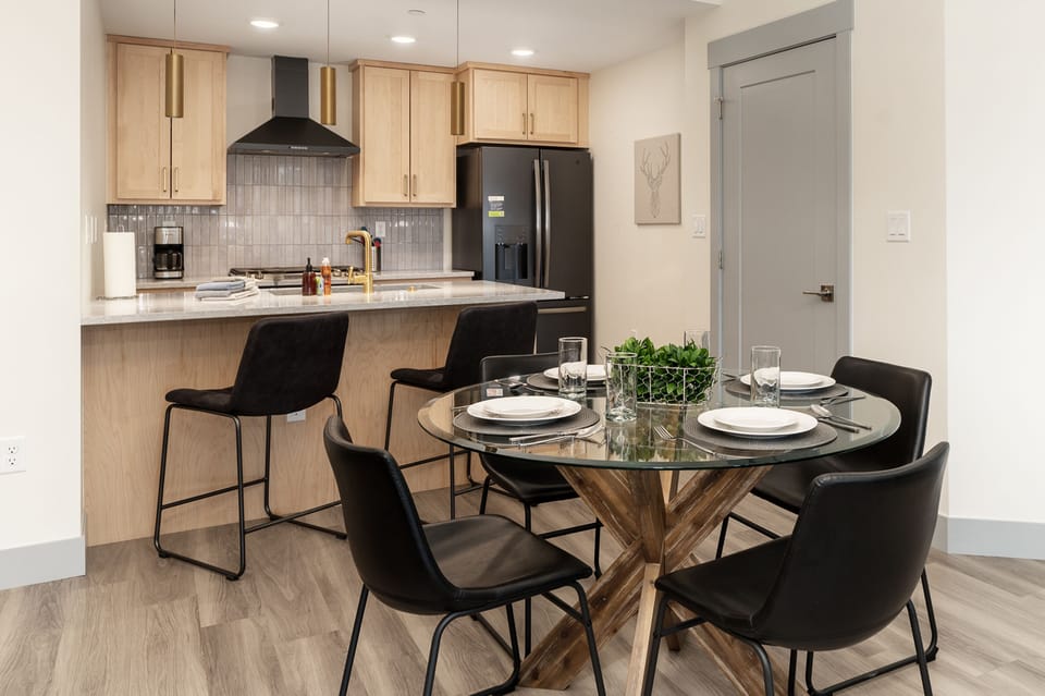 Modern Kitchen and open floor plan