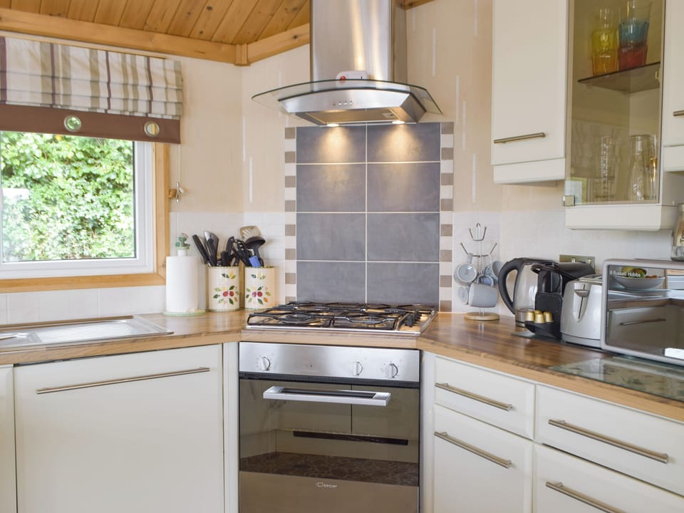 Kitchen area | Badger Lodge, Burton