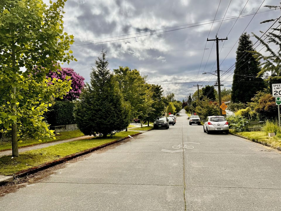 Ample street parking (Kenyon St), few steps from front door.
