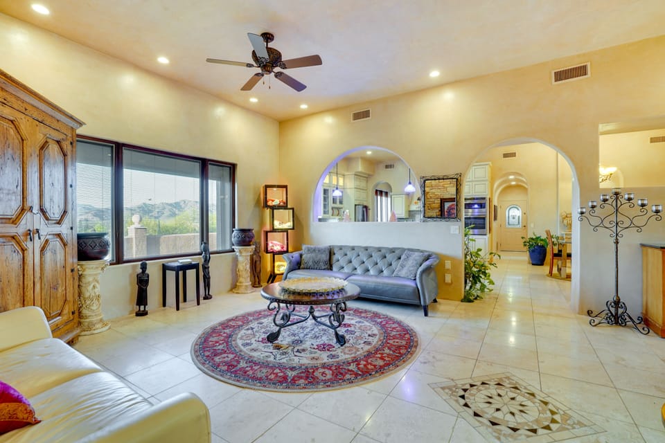 Tucson Vacation Rental | 4BR | 2.5BA | 2 Steps To Enter | 4,500 Sq Ft