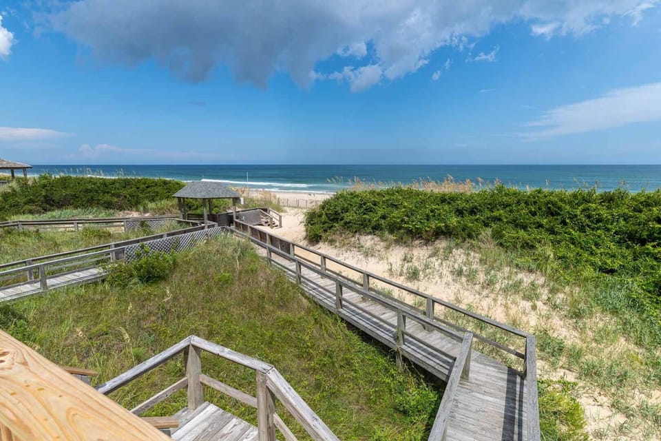 Easy Beach Access View from Third Level Deck