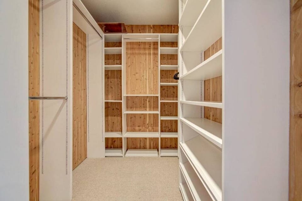 Generous walk-in closet offering excellent storage space
