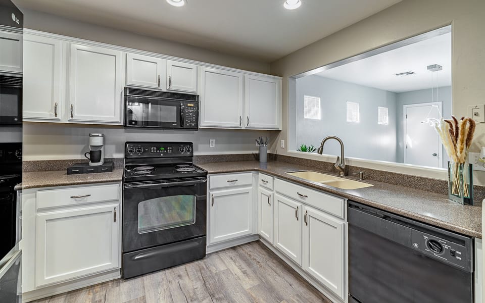 Kitchen with appliances