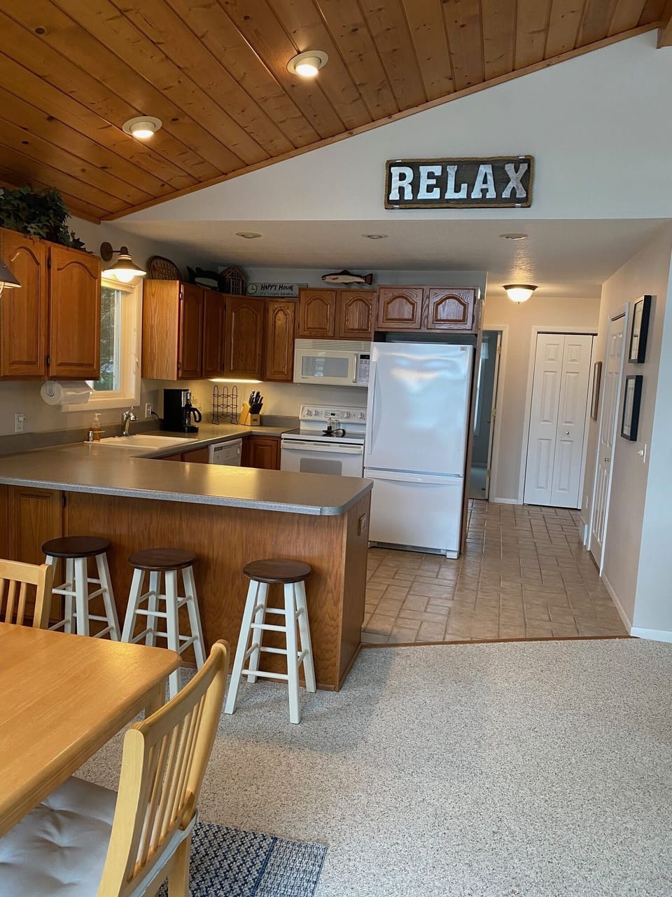 Extra seating at counter