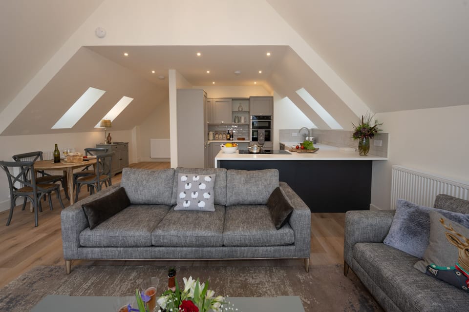 Open plan living area