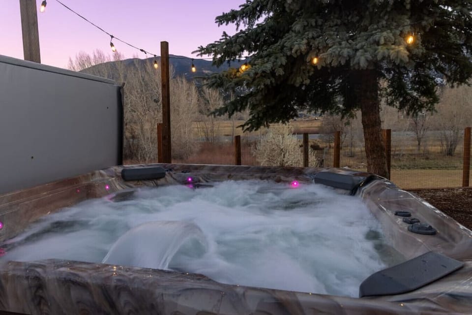 Relax in the brand new HotSpring Spa after a day of skiing Monarch or exploring Salida