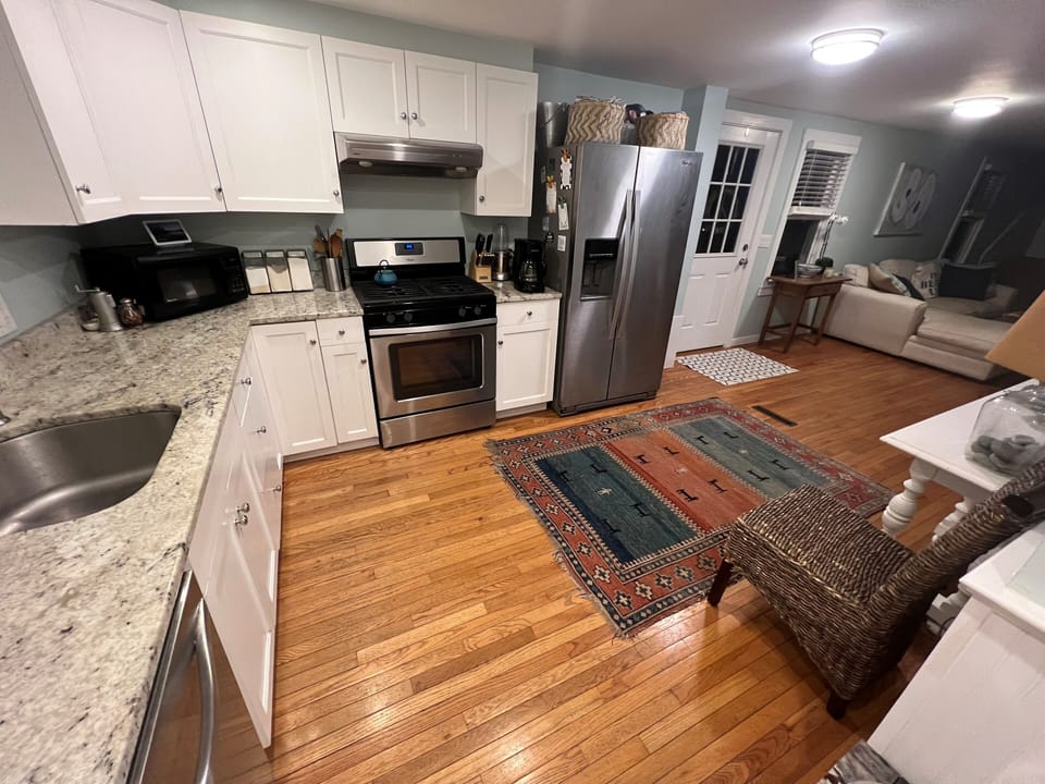 kitchen from laundry room view