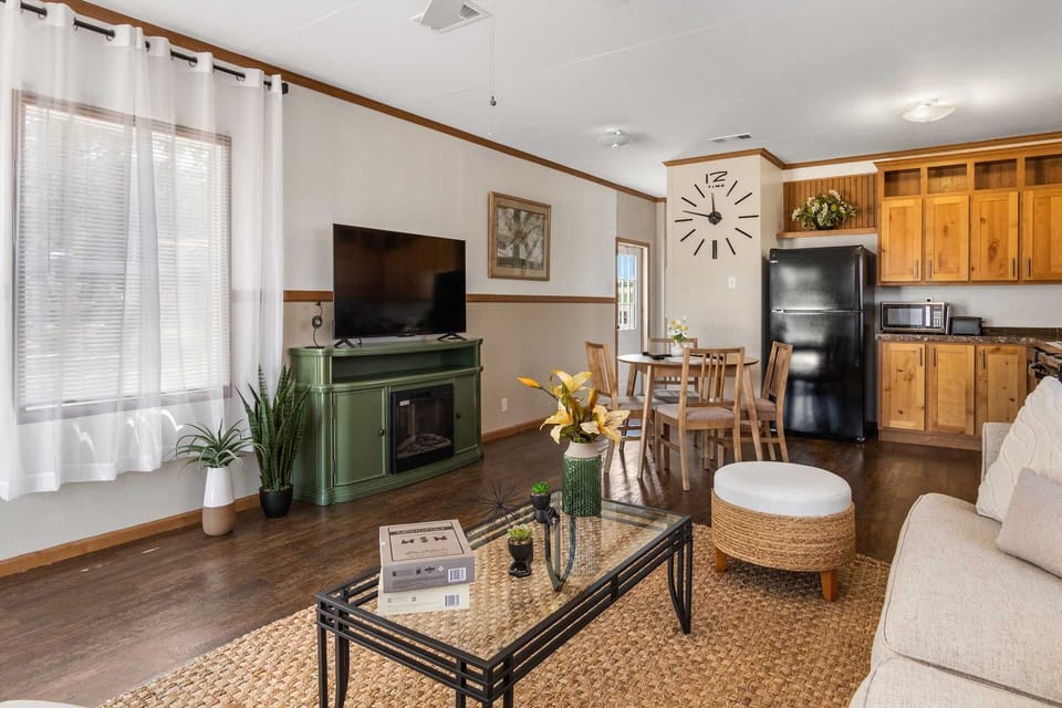 Our guests have told us the woodwork and subtle decor touches here give the place a warm, calming tone.