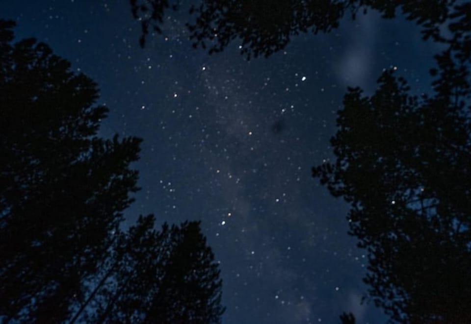 Bright stary nights away from the city lights