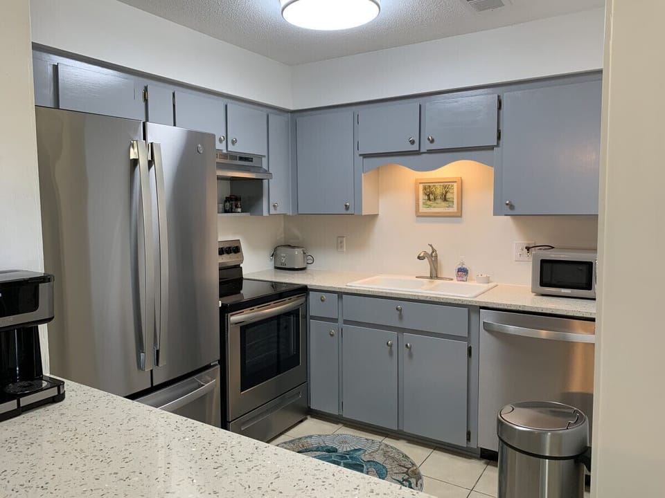 Kitchen with new appliances