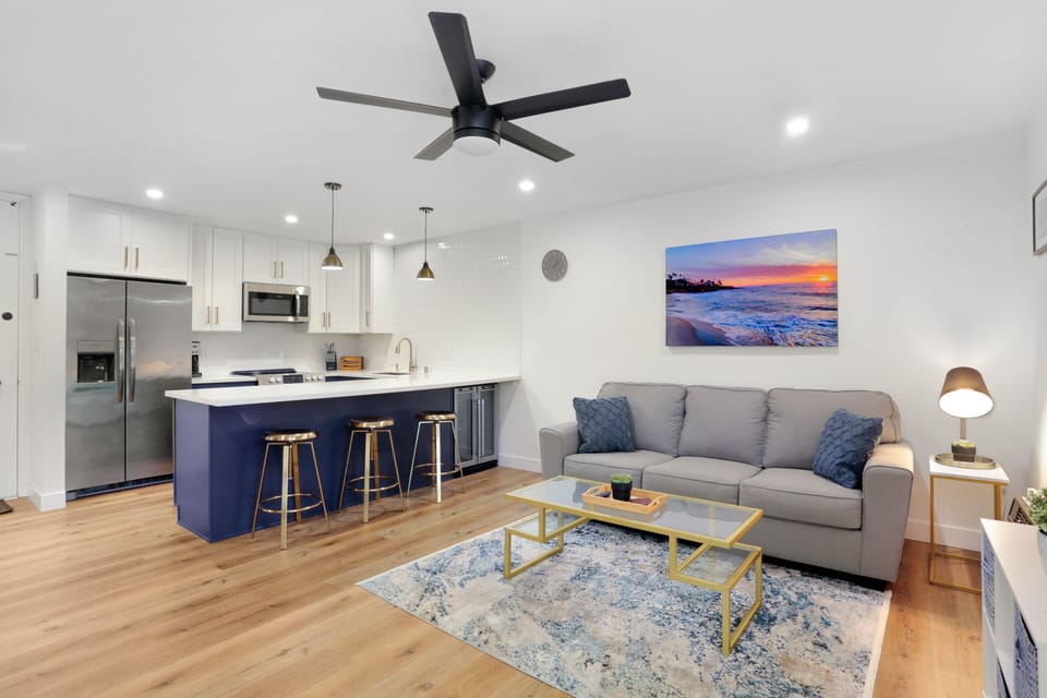 Kitchen and Living Room