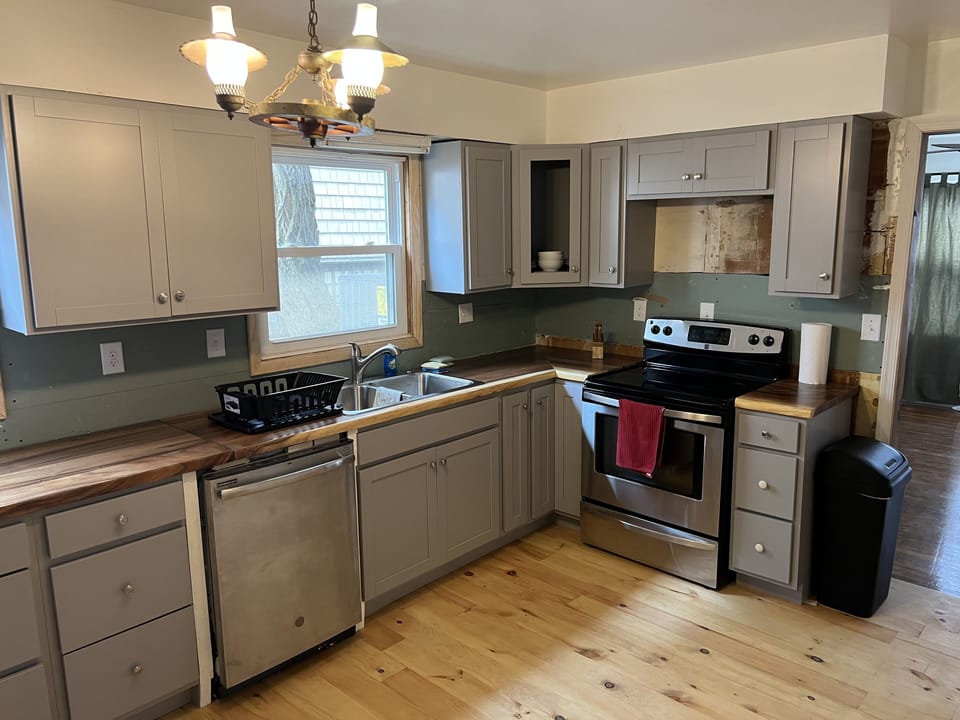 Indoors, Kitchen, Sink, Cooktop, Sink Faucet