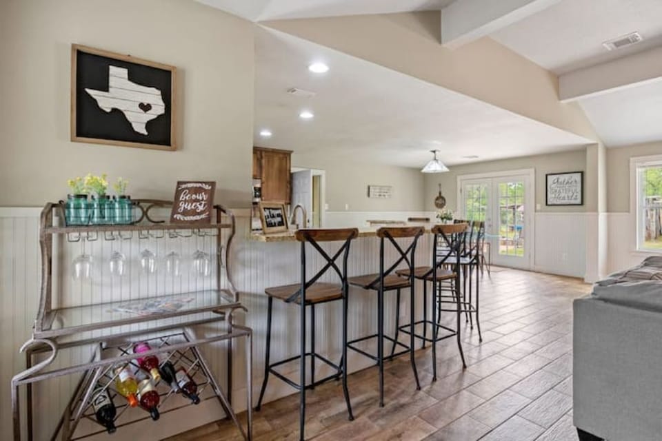 Front entrance. Guest are welcome to 1 free bottle of wine.