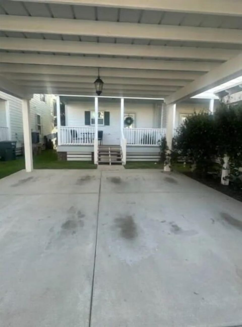 Carport & back porch
