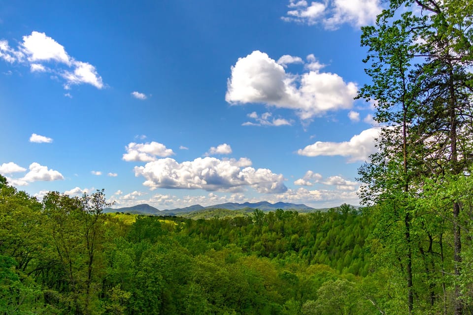 Breathtaking mountain views from the back deck!