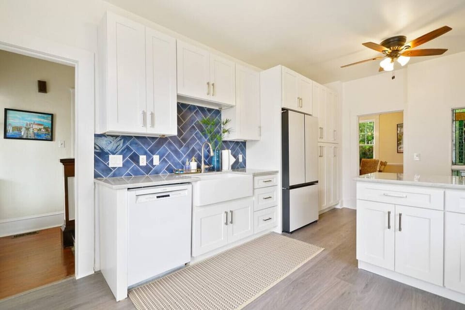 Kitchen located on the first floor.
