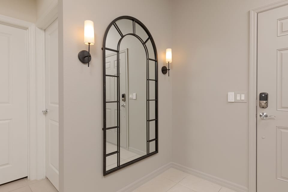 Step into our inviting foyer, complete with a convenient mudroom area