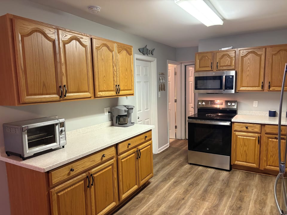 Kitchen with new appliances