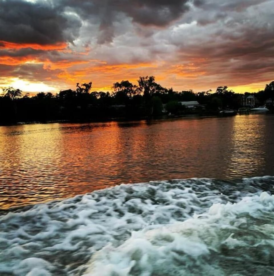 Sunset on the Hudson River