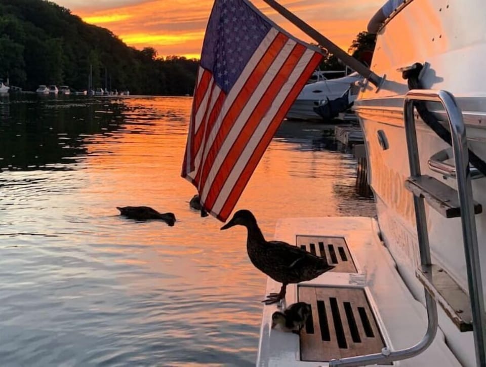 Sunset on the Catskill Creek 