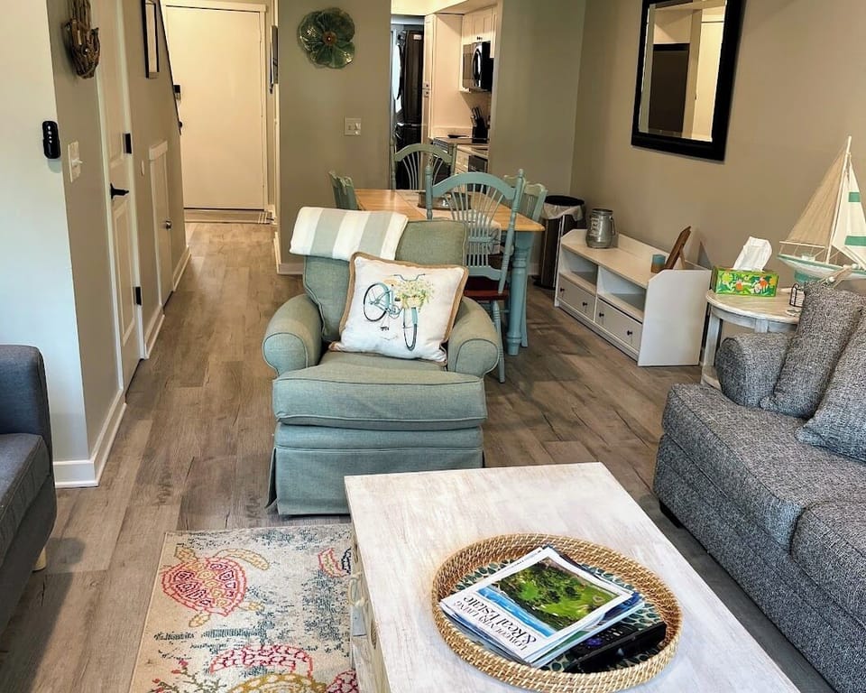 Living Room and Dining Area