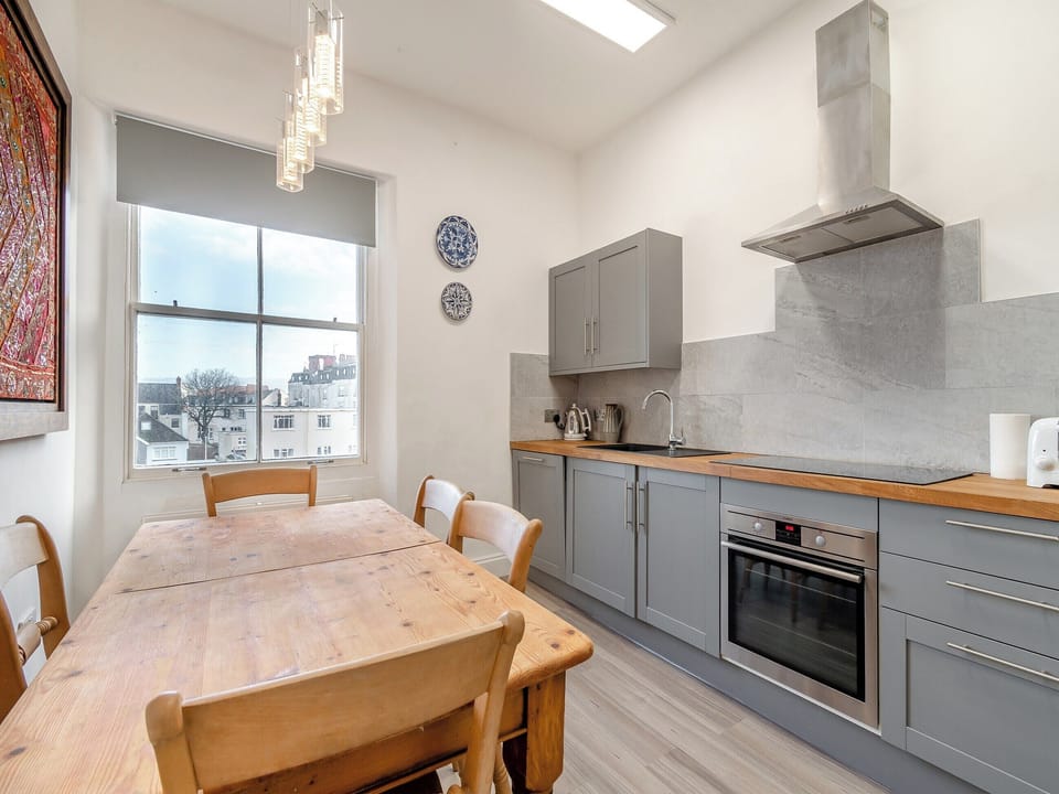 Kitchen area | Beaufort Apartment, Tenby