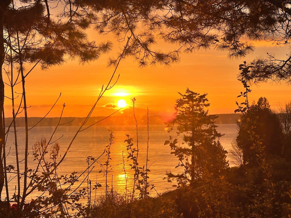 Sunrise…from the bedroom