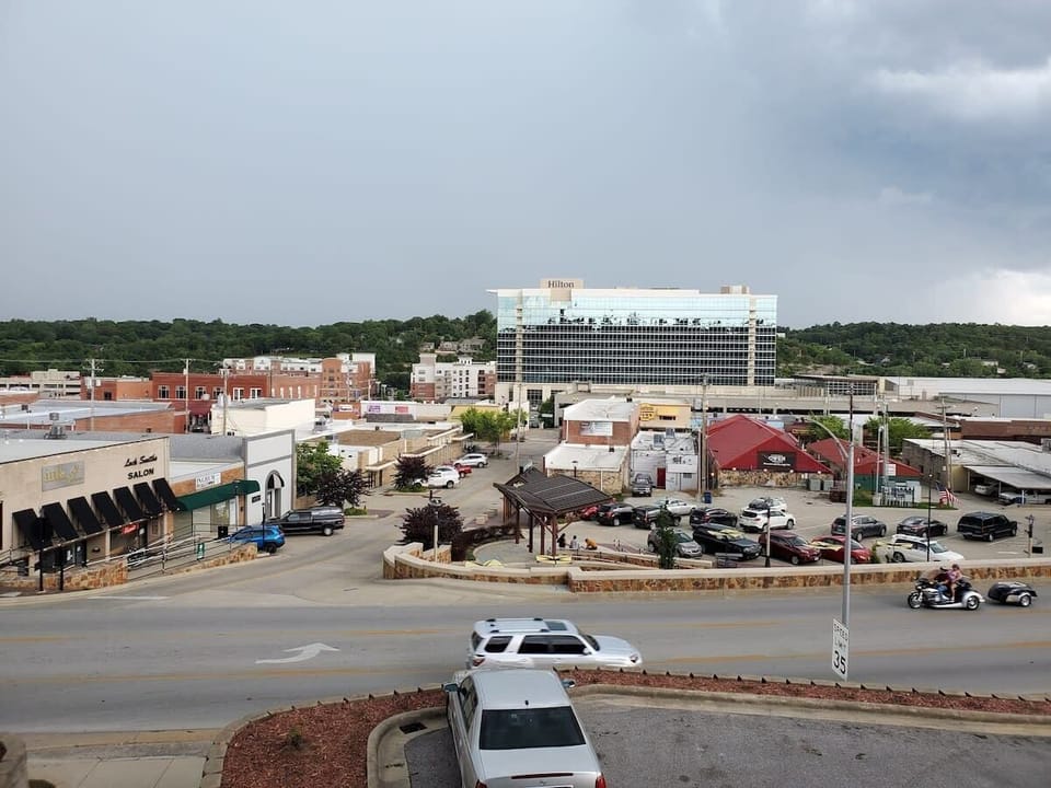 Sky view and proximity to the Hilton Hotel,  Convention Center and the Landing