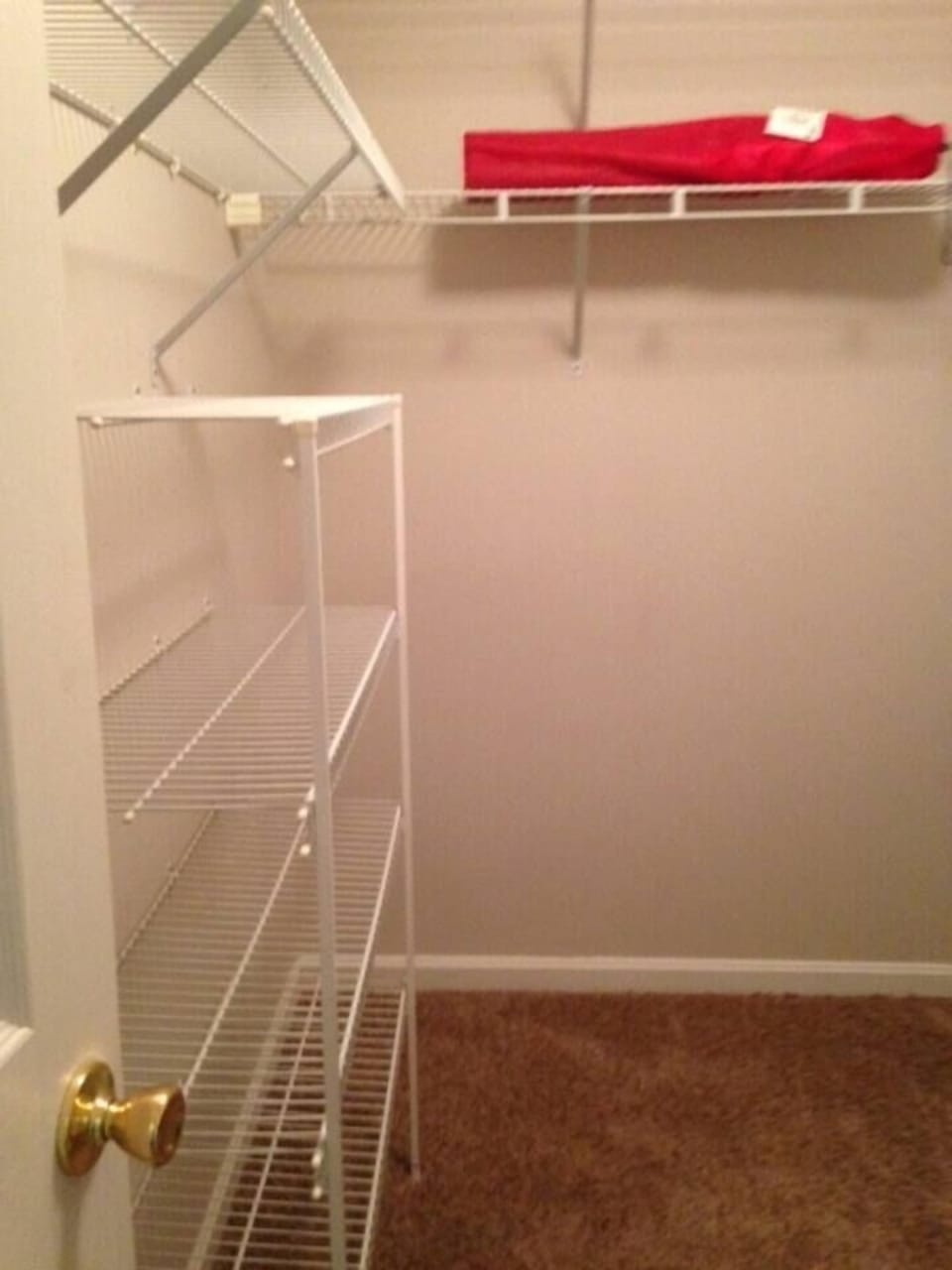 Plenty of closet space for your bags and clothes