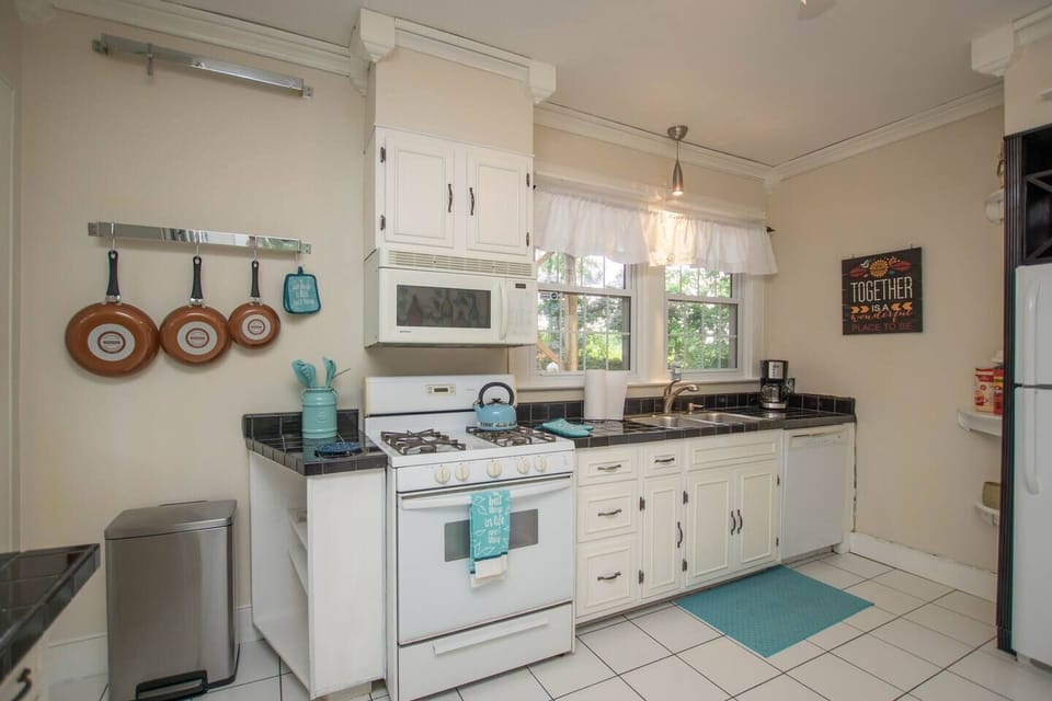 Kitchen with all the tools you'll need to whip up special meals with your guests.