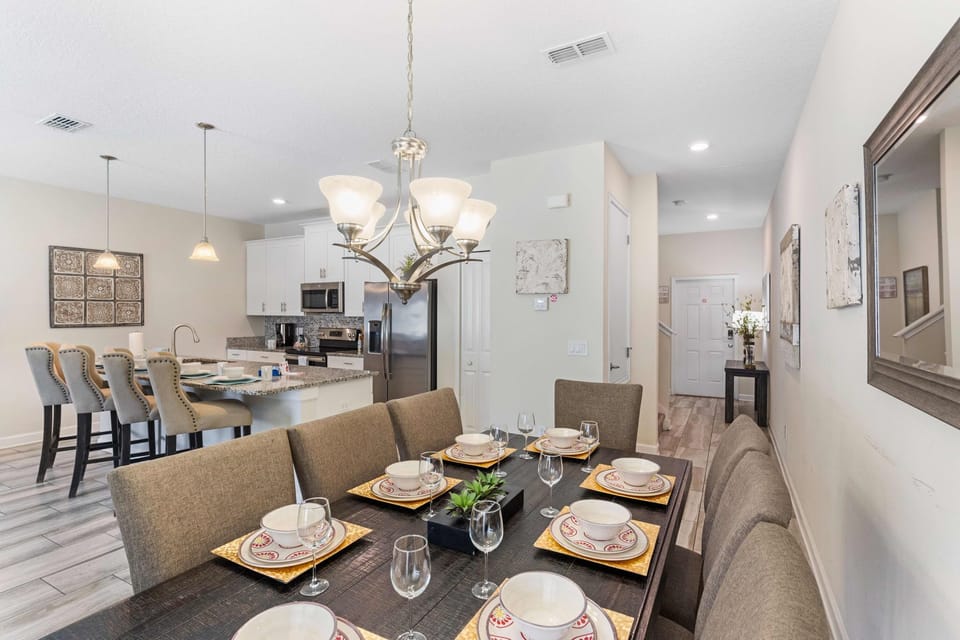 Enjoy Culinary Delights: Our Elegant Dining Area Sets the Scene for Memorable Meals.