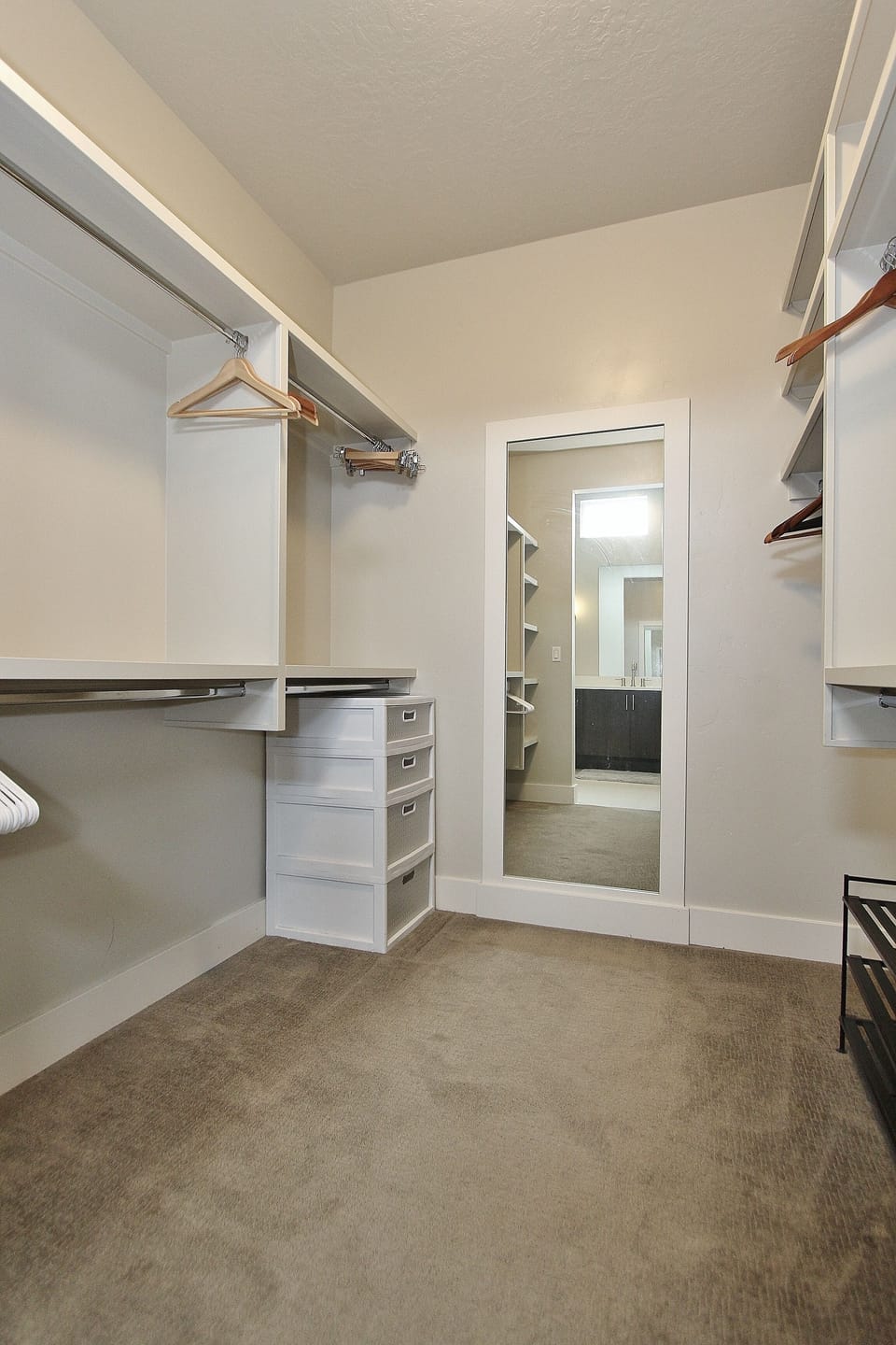 Master bedroom walk in closet.