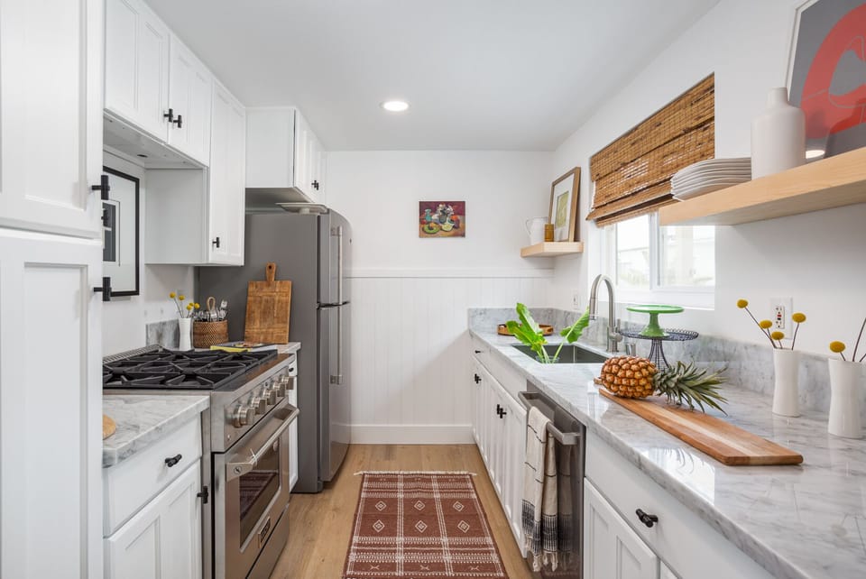 Newly renovated kitchen with all new appliances.