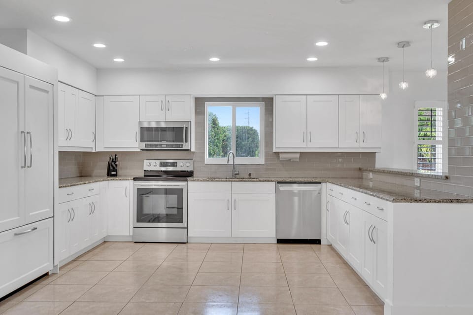 Prepare sumptuous meals from the spacious Chef's kitchen.