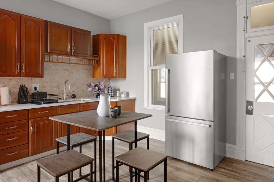 Full size fridge with freezer
