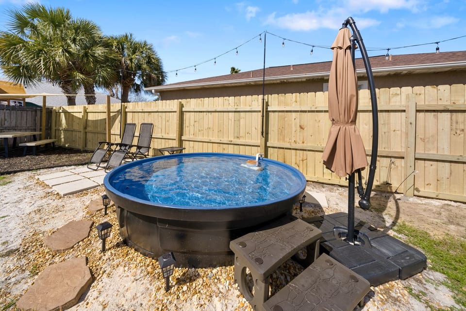 Trendy cowboy dipping pool! Or cold plunge in the cold months:)