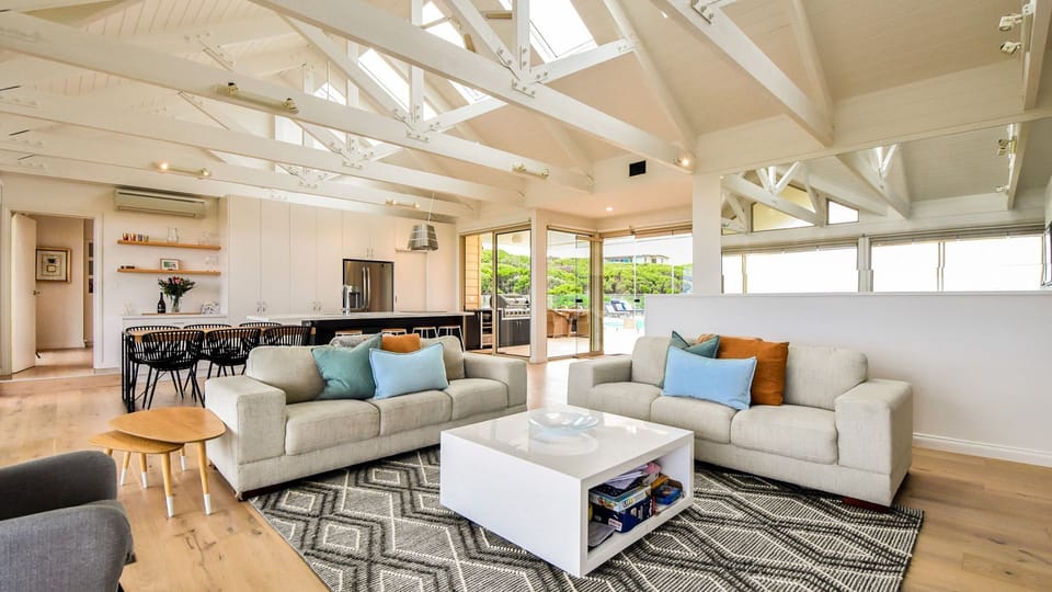 Open plan living.