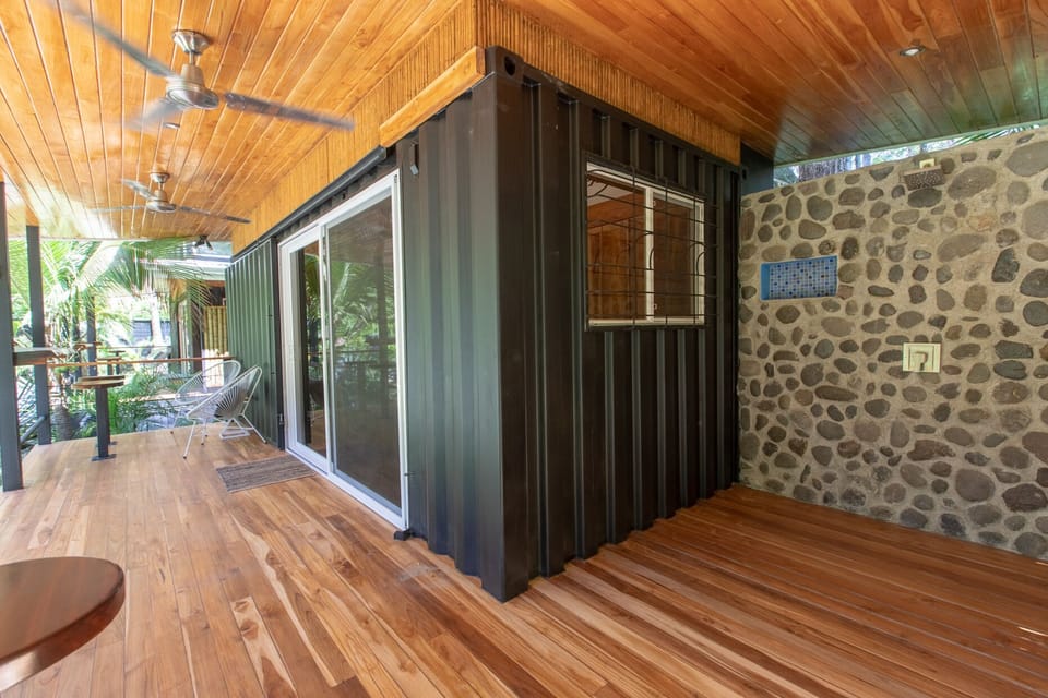 Outside shower