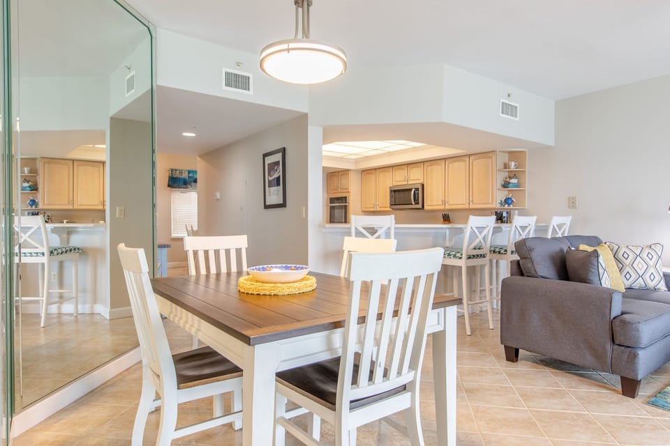 Dining table.