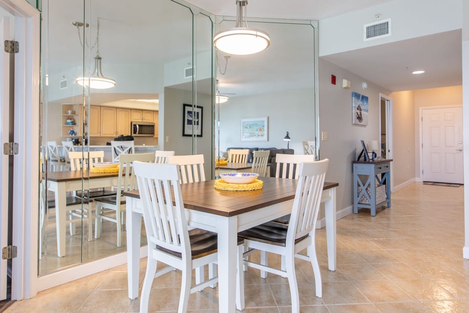 Dining table.