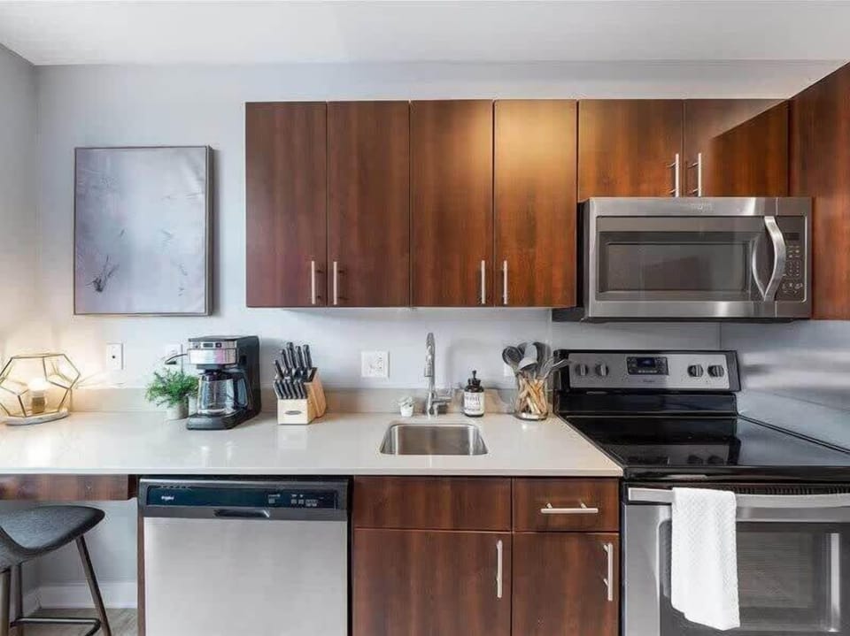 Fully equipped kitchen