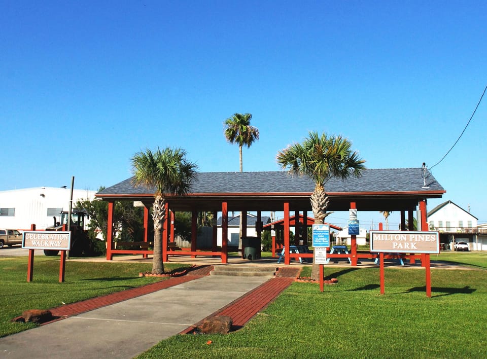 Community Pavillion with Picnic Tables & Grills